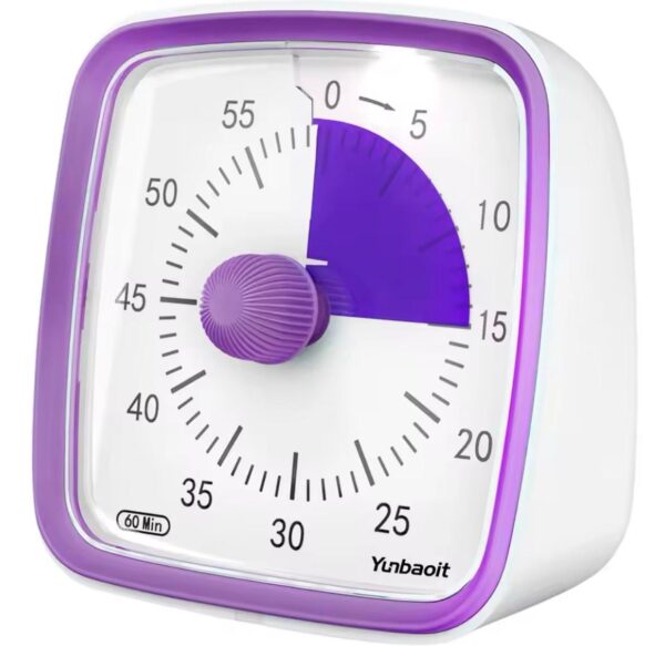 Reloj con cronómetro visual
